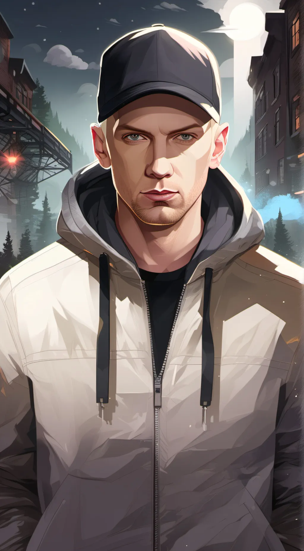 ai character: Emenem background