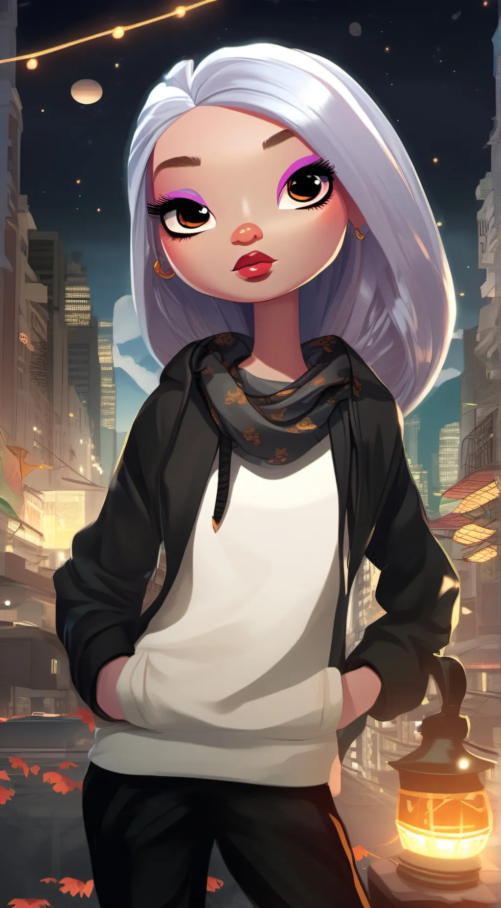 ai character: Tiara  background