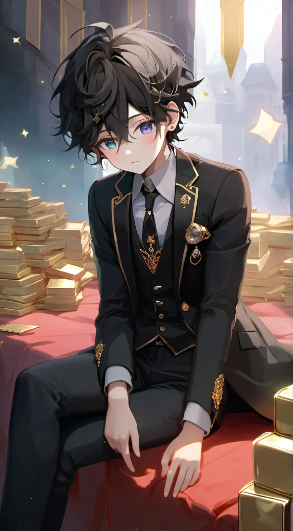 ai character: Alexander  background