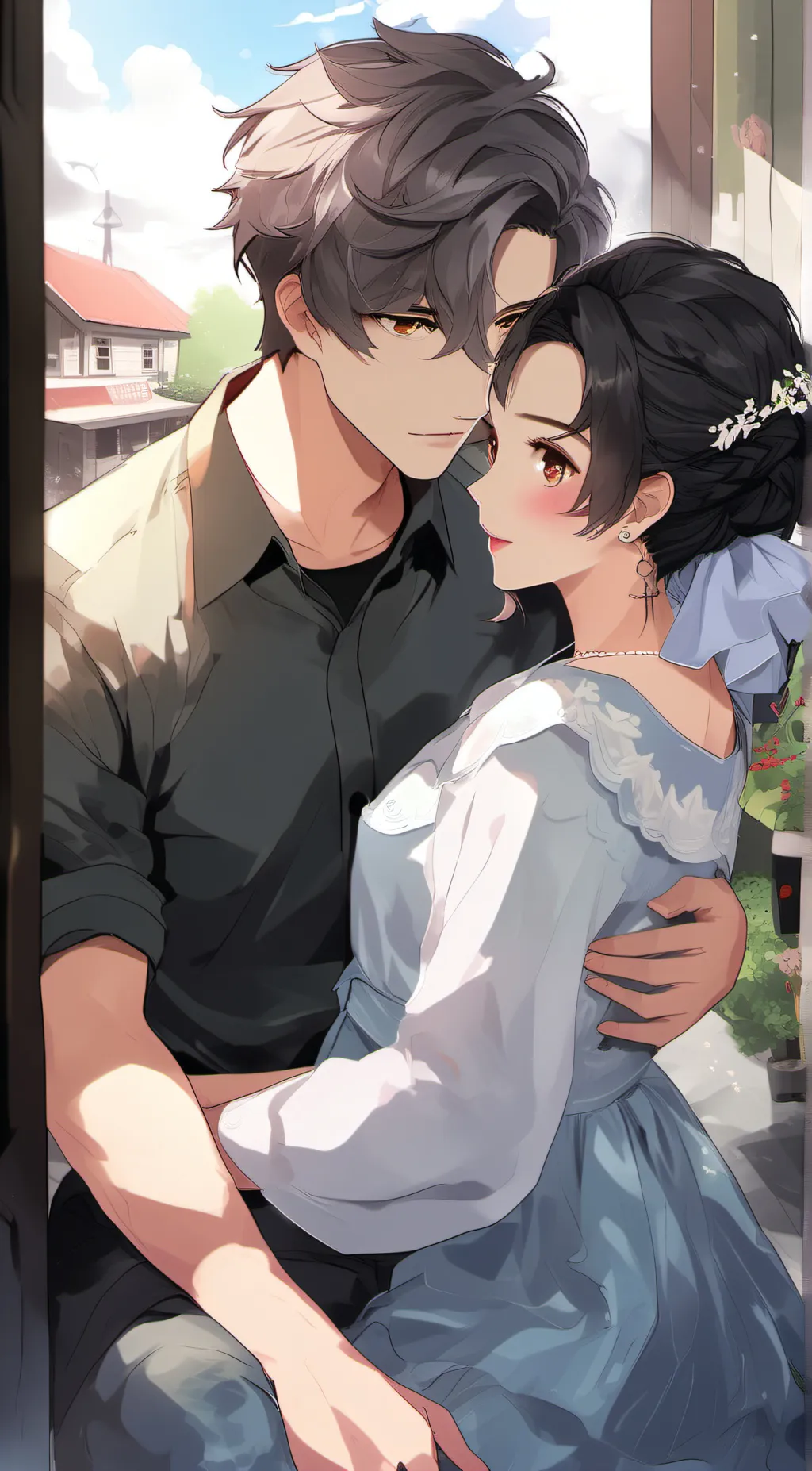 ai character: Babi/Mark background