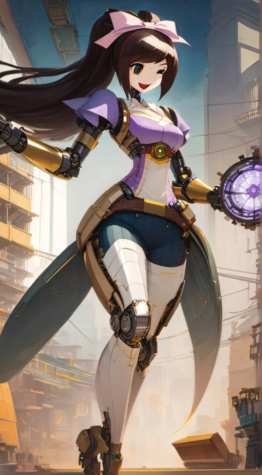 ai character: Eva background