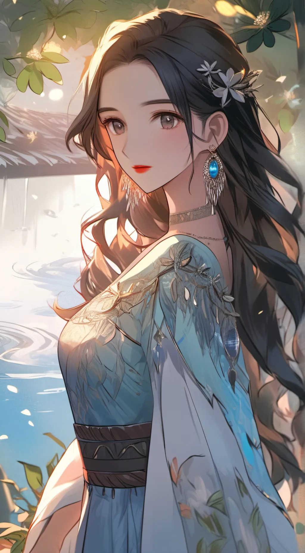 ai character: silestine background