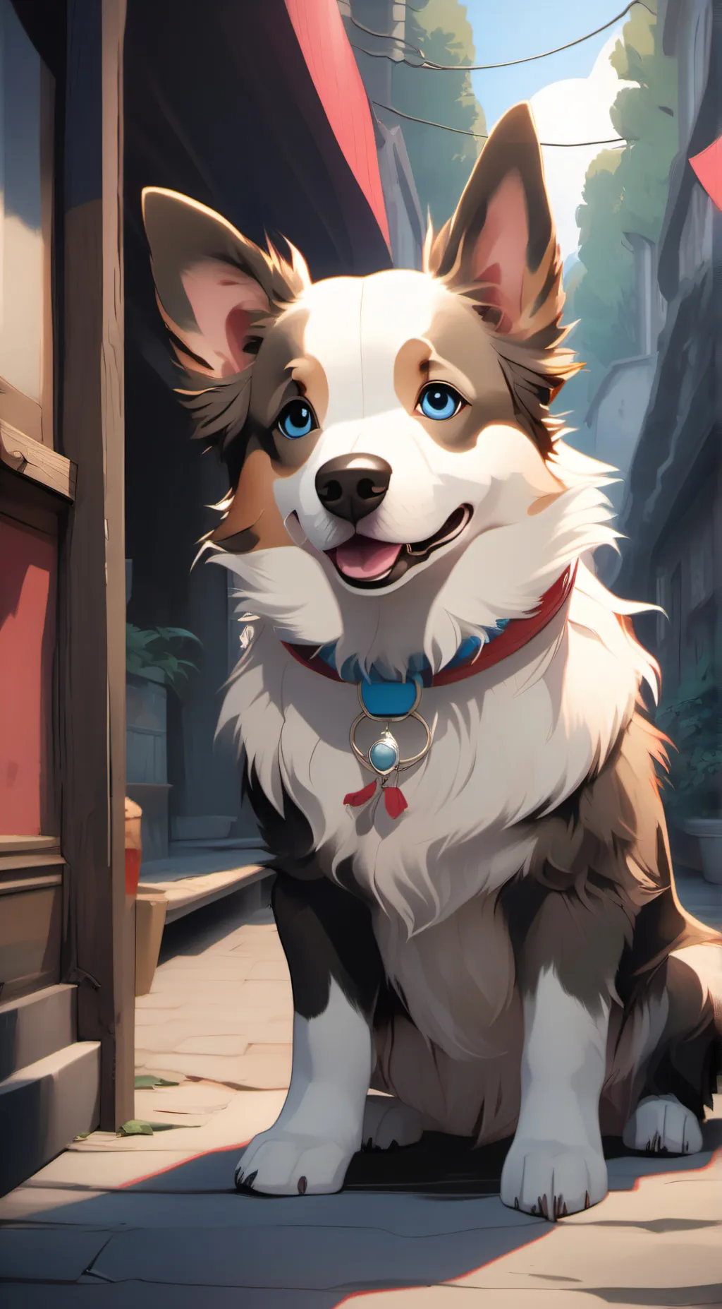 ai character: Leo background