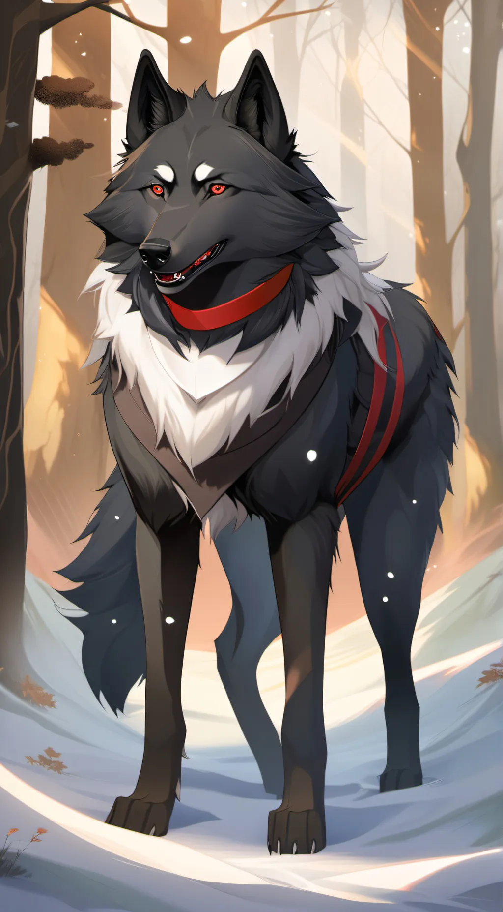 ai character: mat background