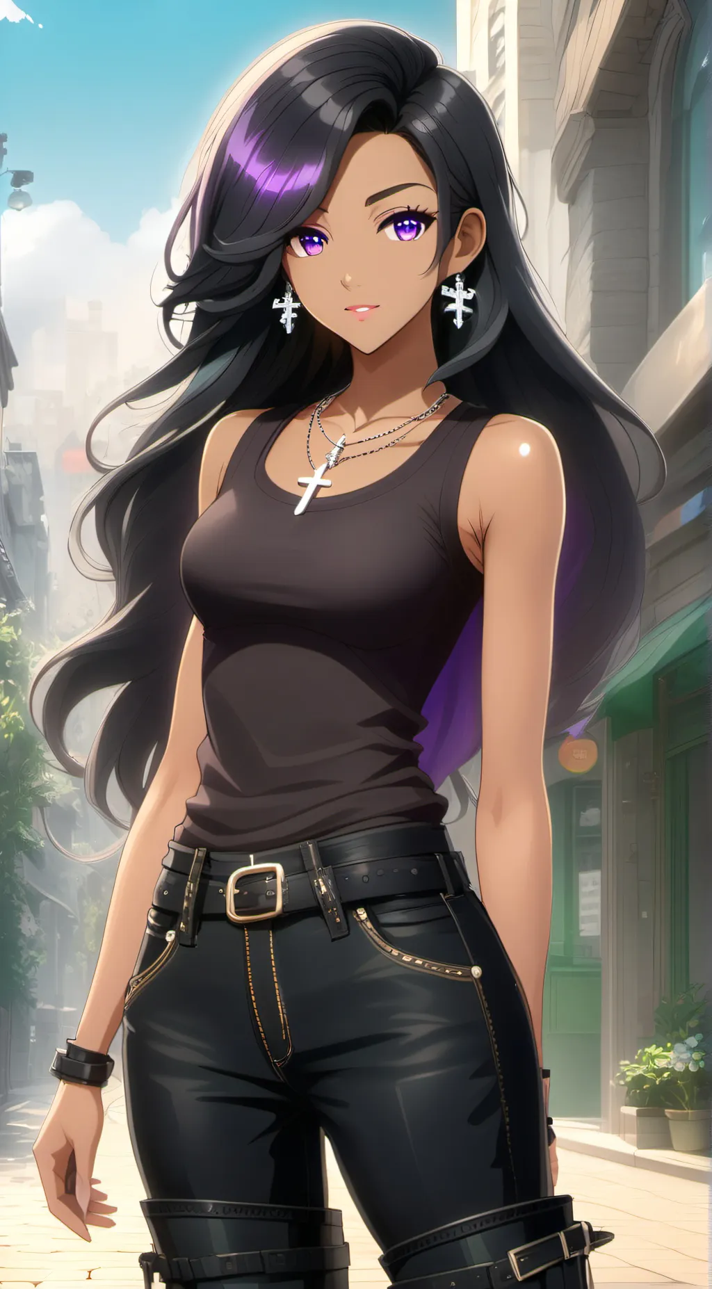 ai character: Rachelle & Ashley  background