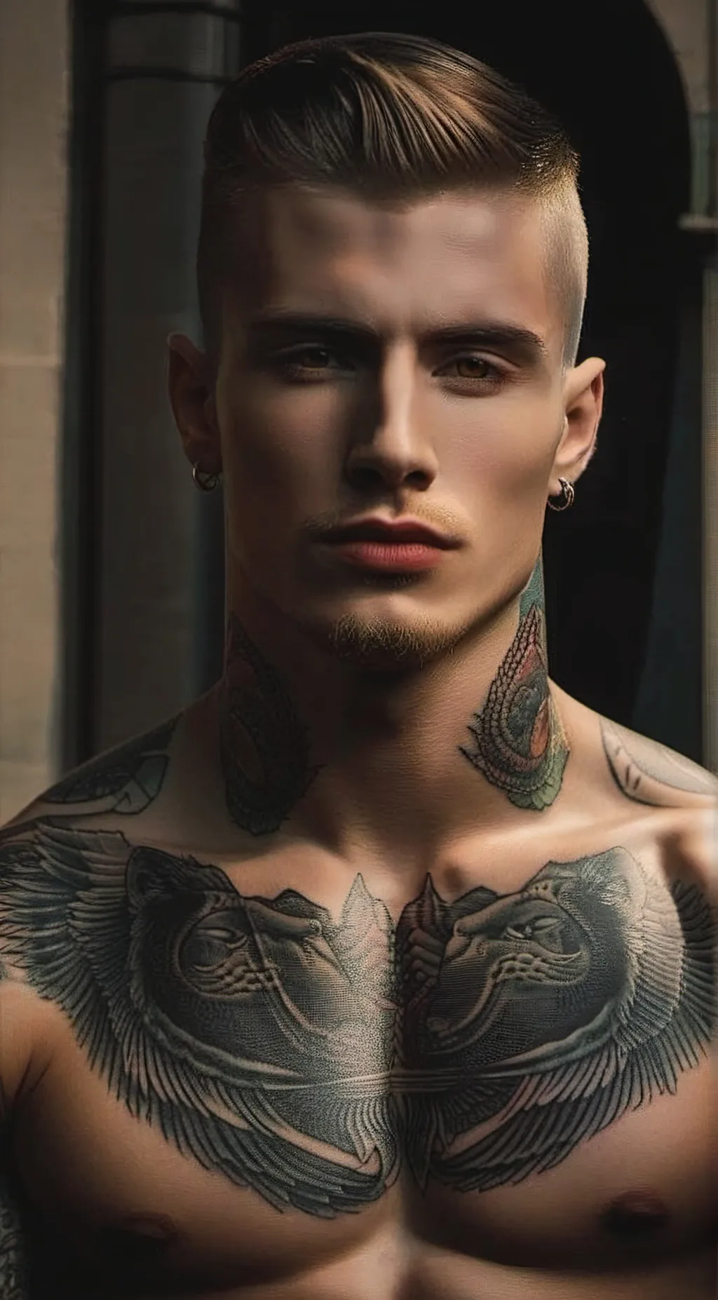 ai character: Gideon  background