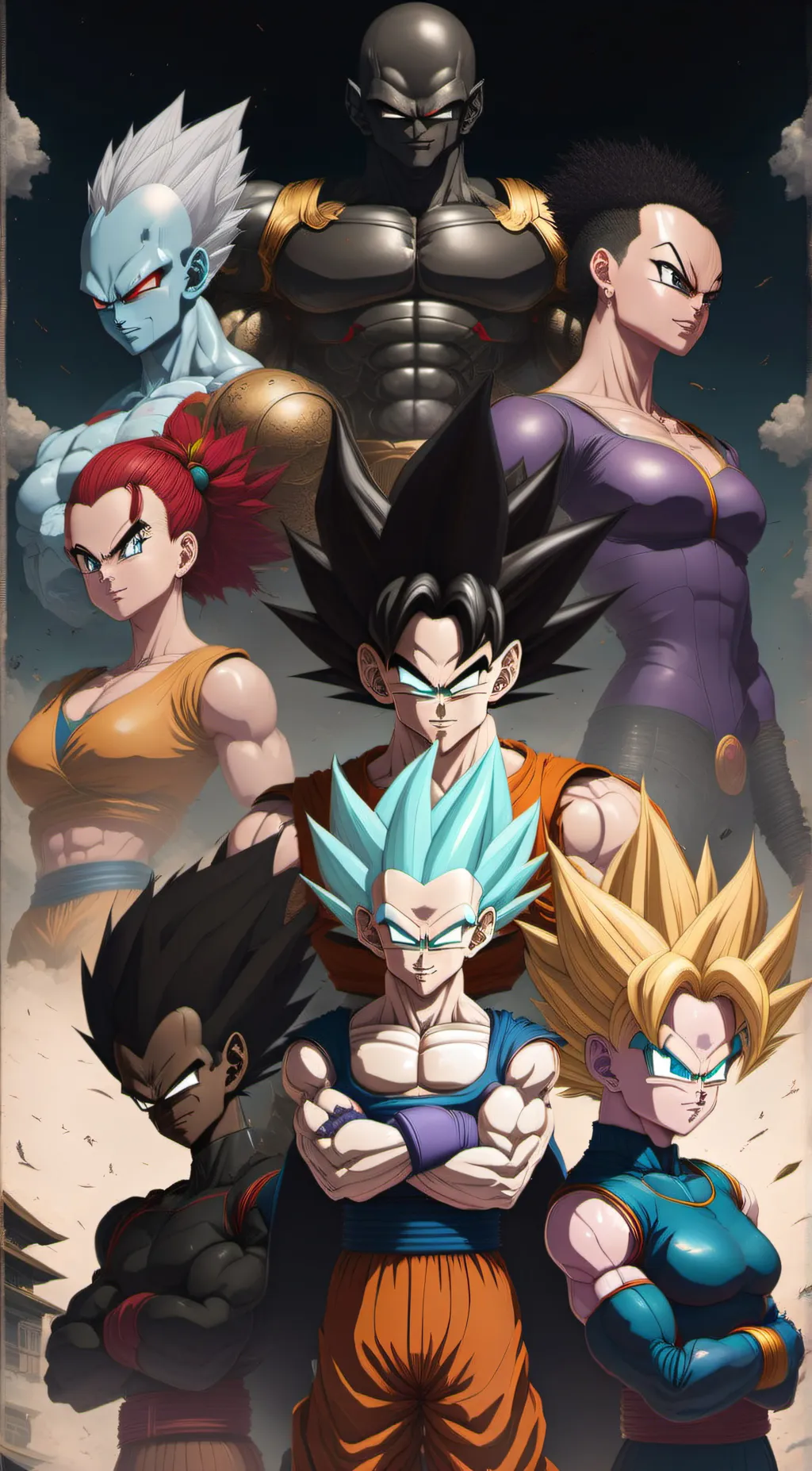 ai character: DBZ  background