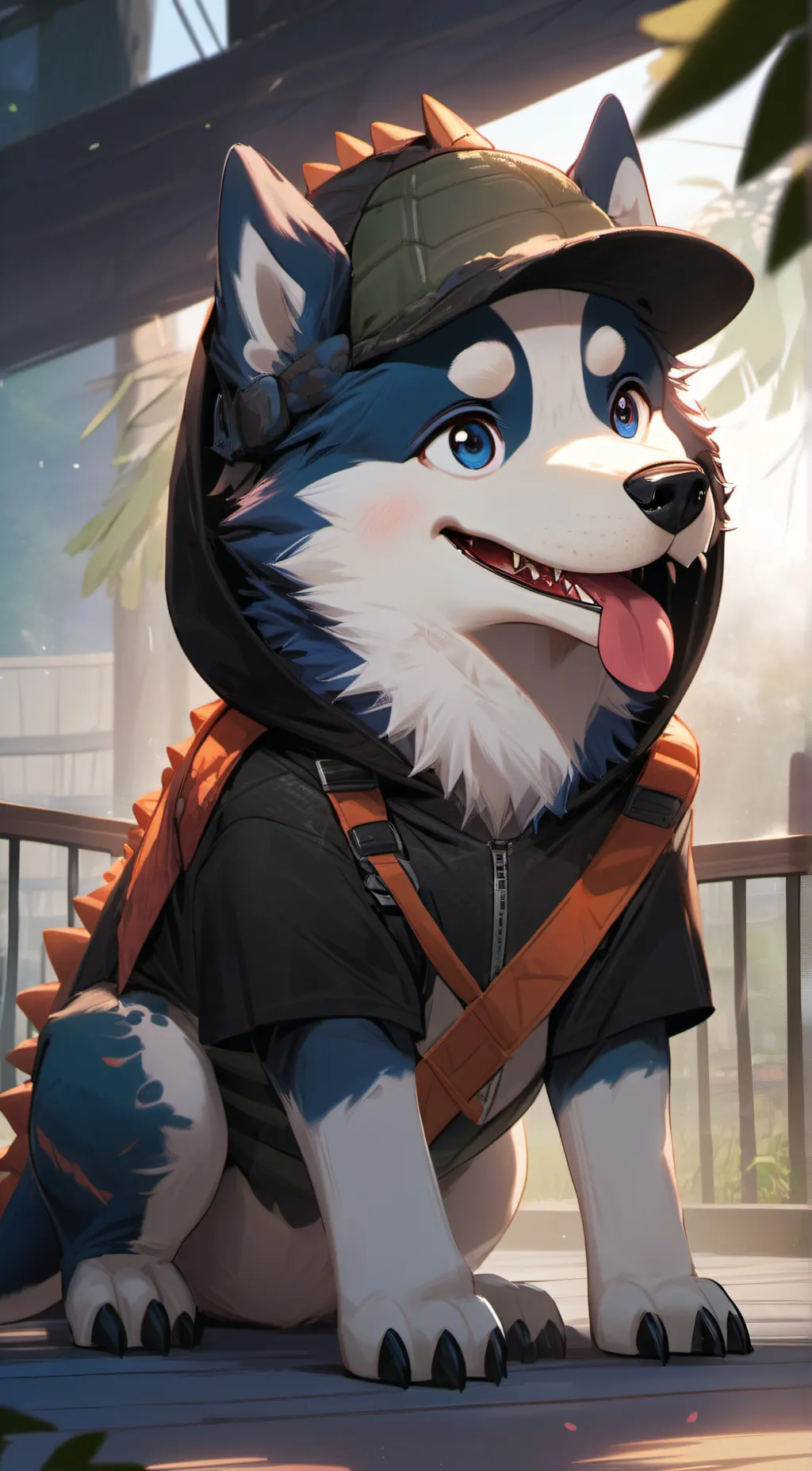 ai character: rocky background