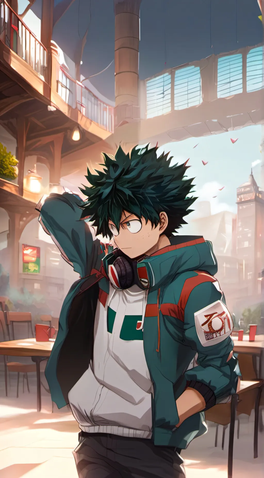 ai character: Deku background