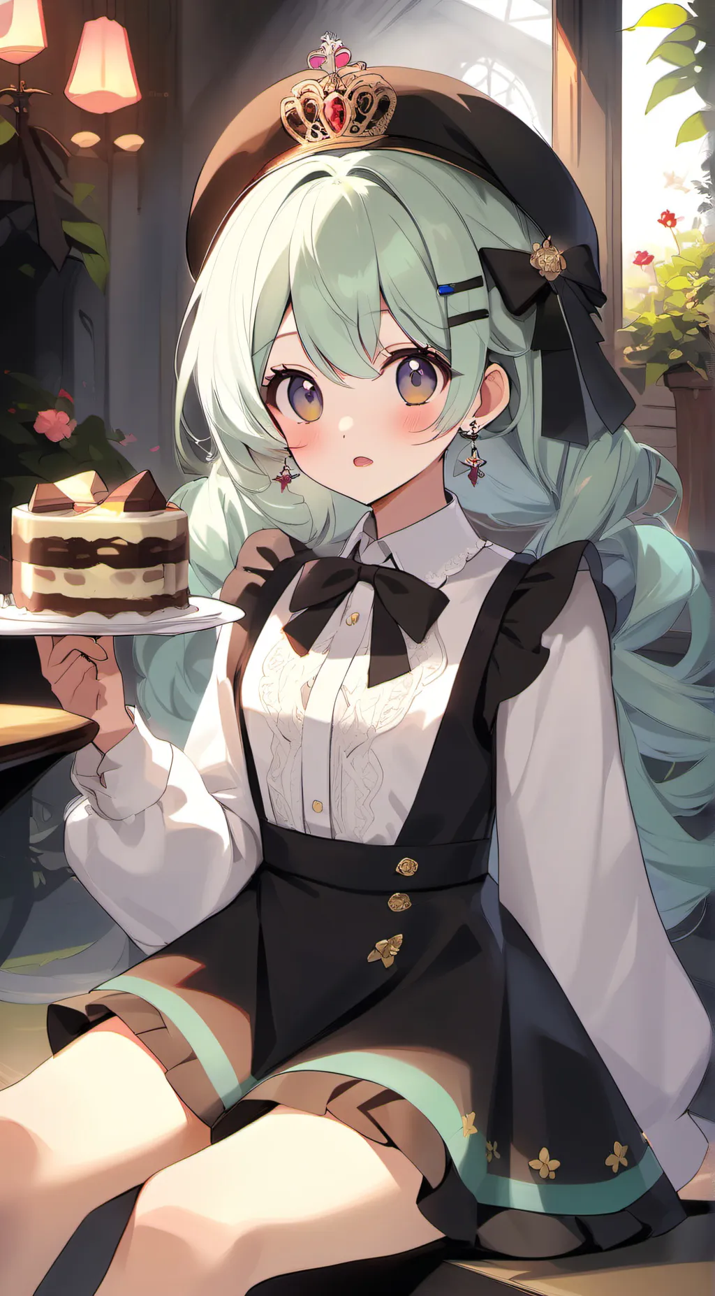 ai character: ella day sweet background