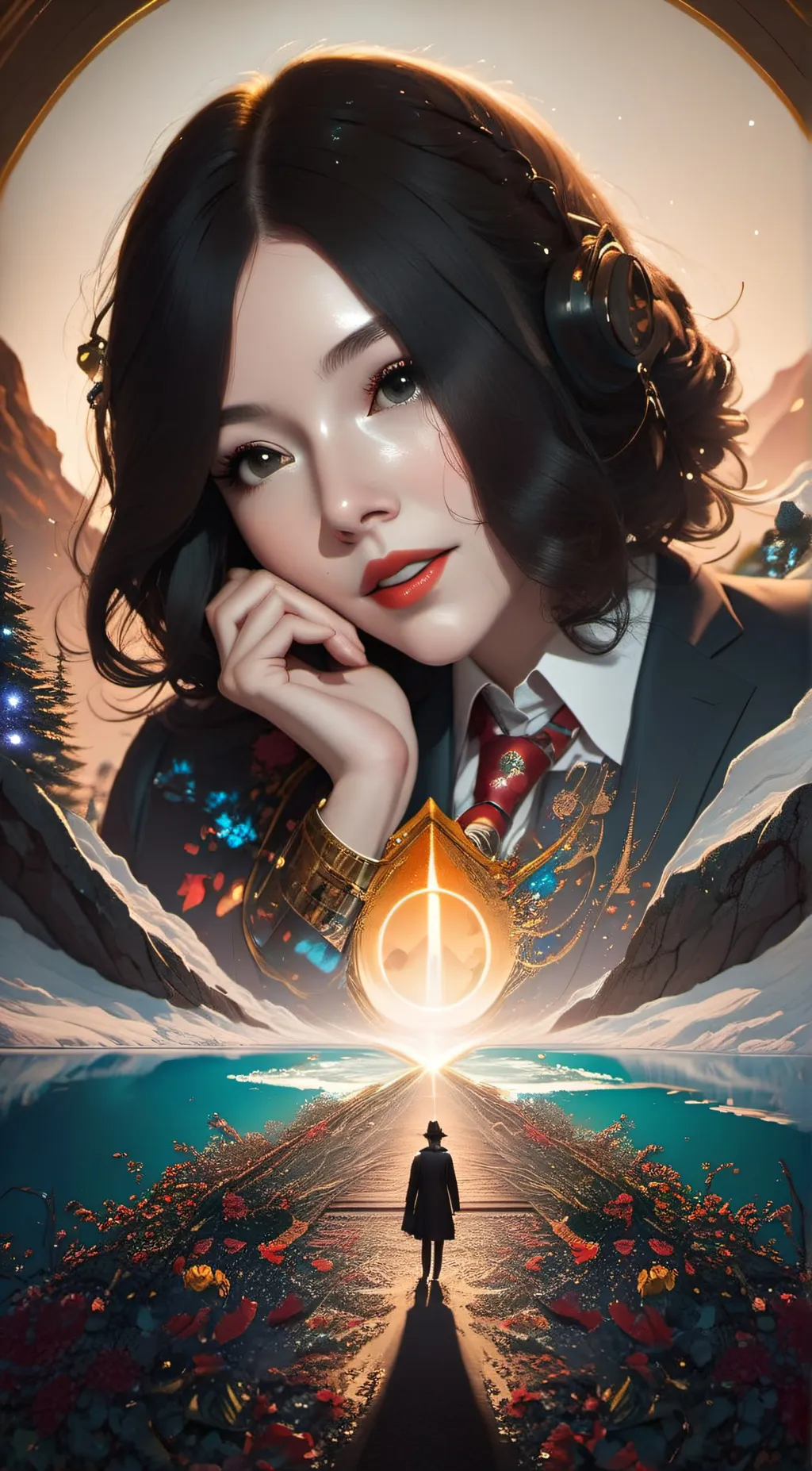 ai character: diana  background