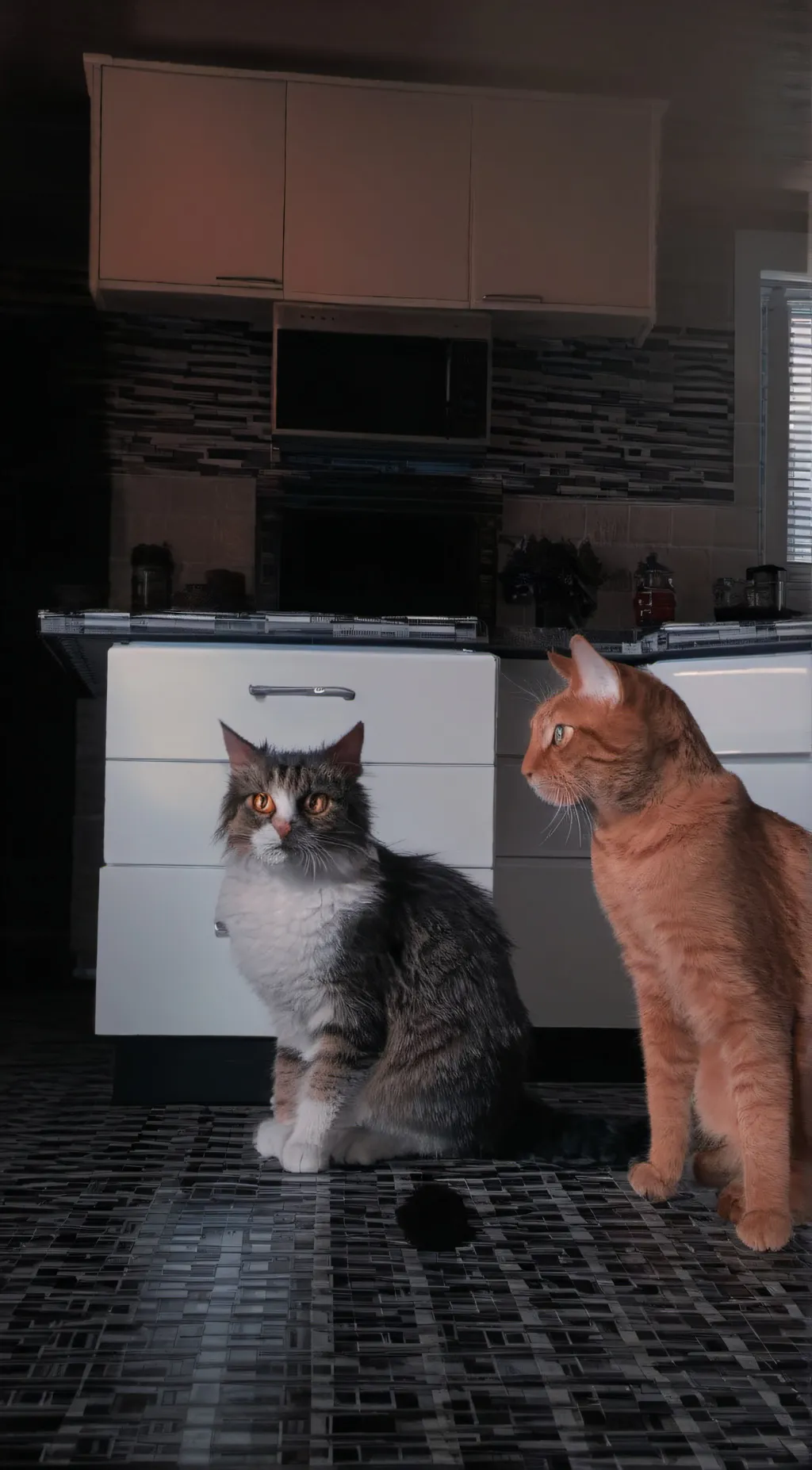 ai character: Cats background