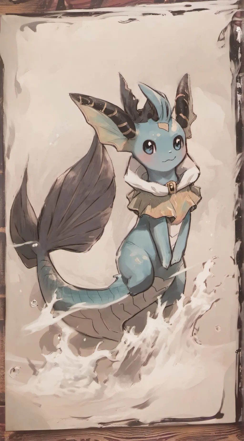 ai character: Vaporeon background
