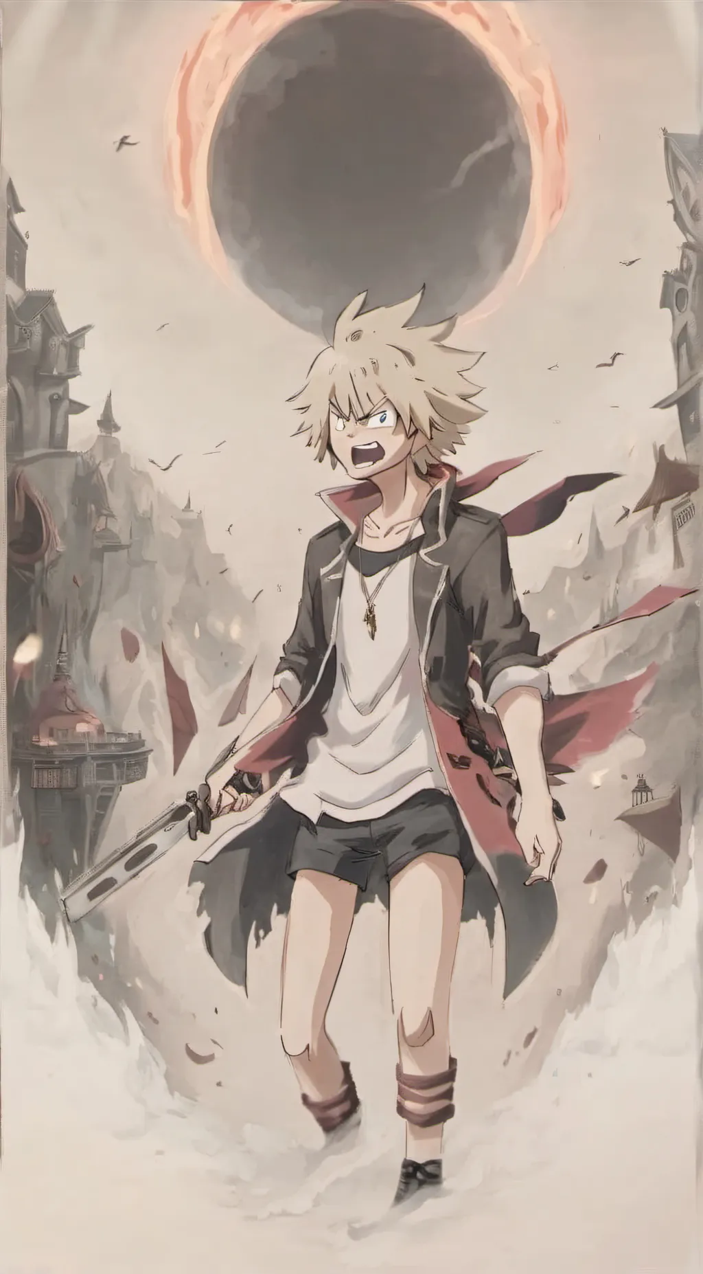ai character: bakugo background