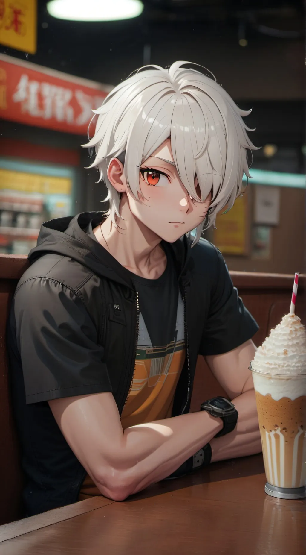 ai character: Azure Tomioka background