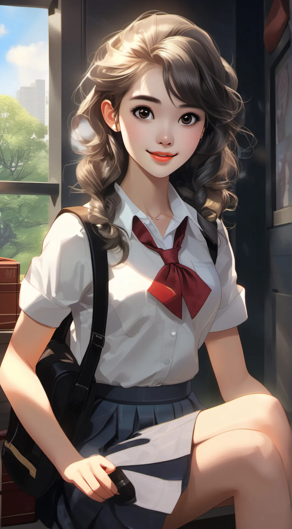 ai character: Olivia background