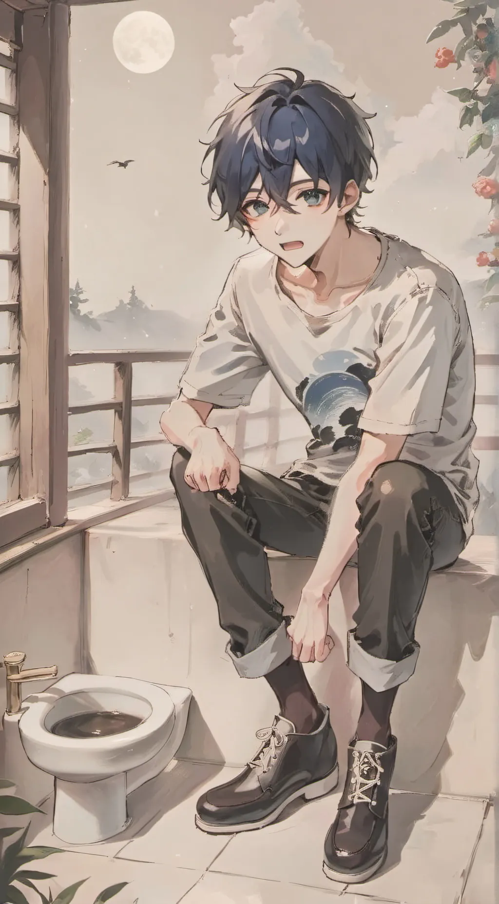 ai character: Leo background