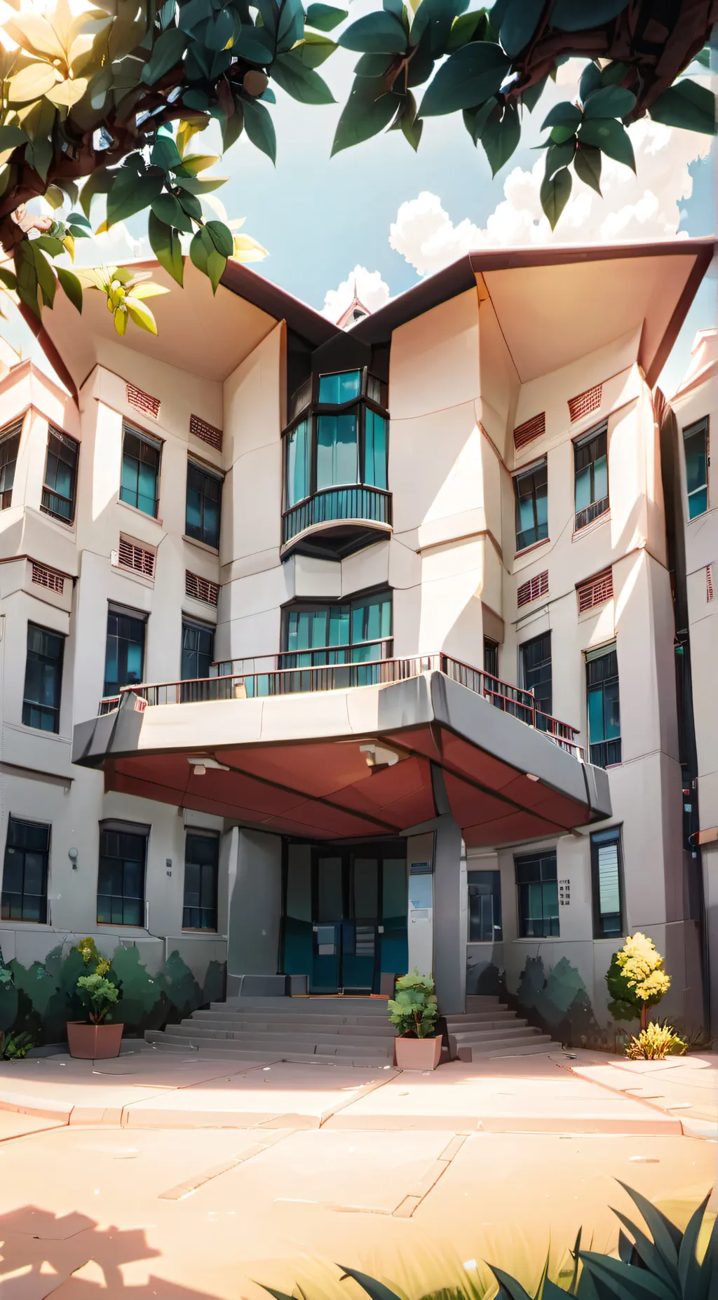 ai character: Superhero high  background