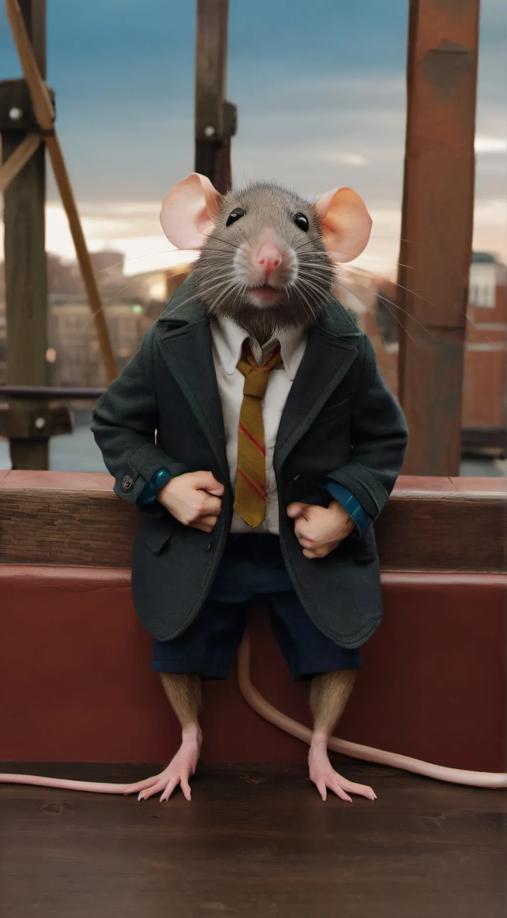 ai character: Rat background