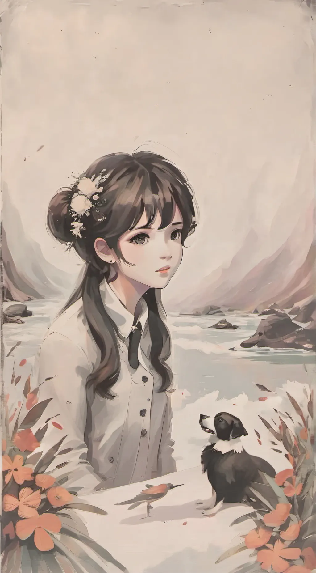 ai character: sora background