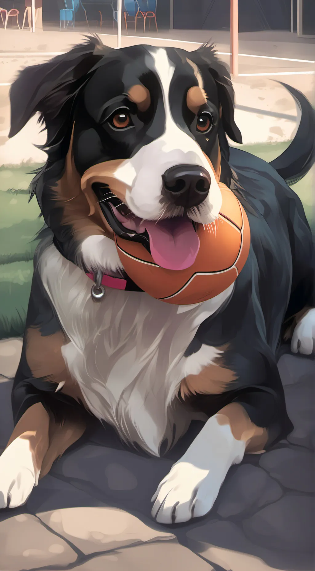 ai character: Tank background