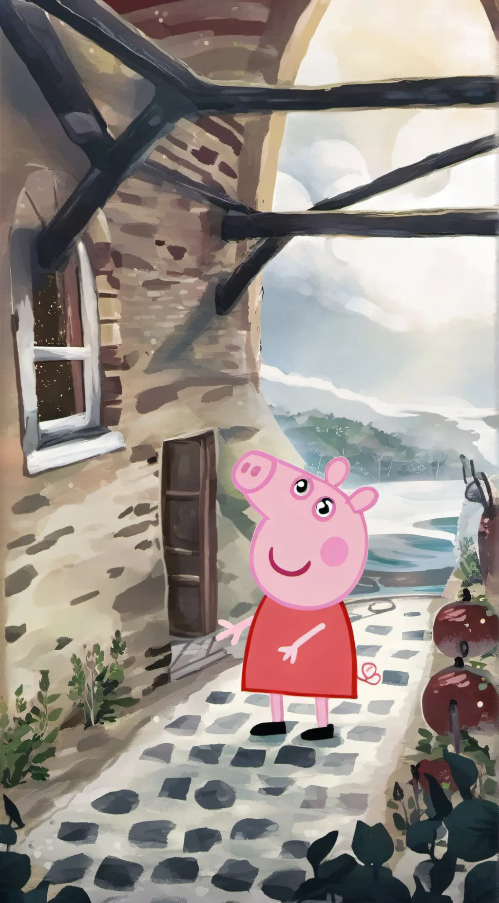 ai character: PEPPA background