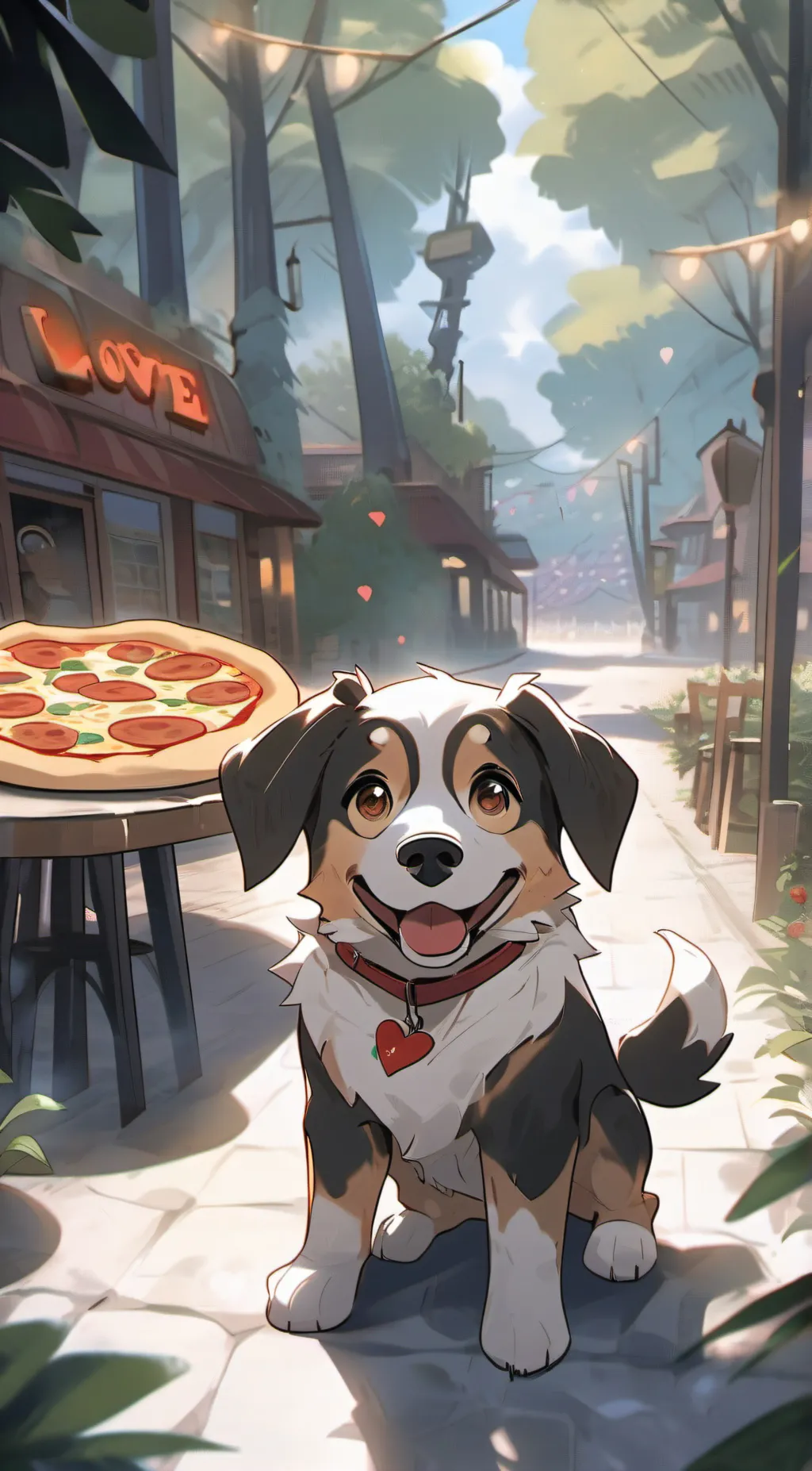 ai character: bow background