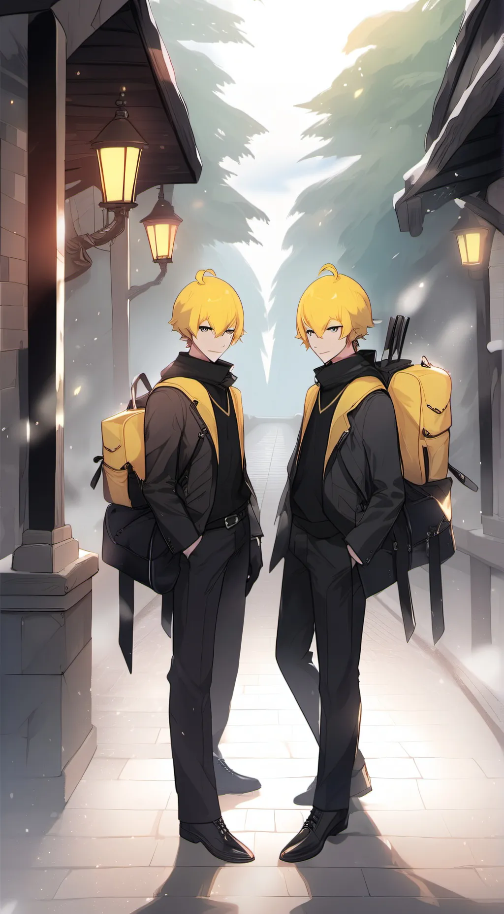 ai character: bill and ben background