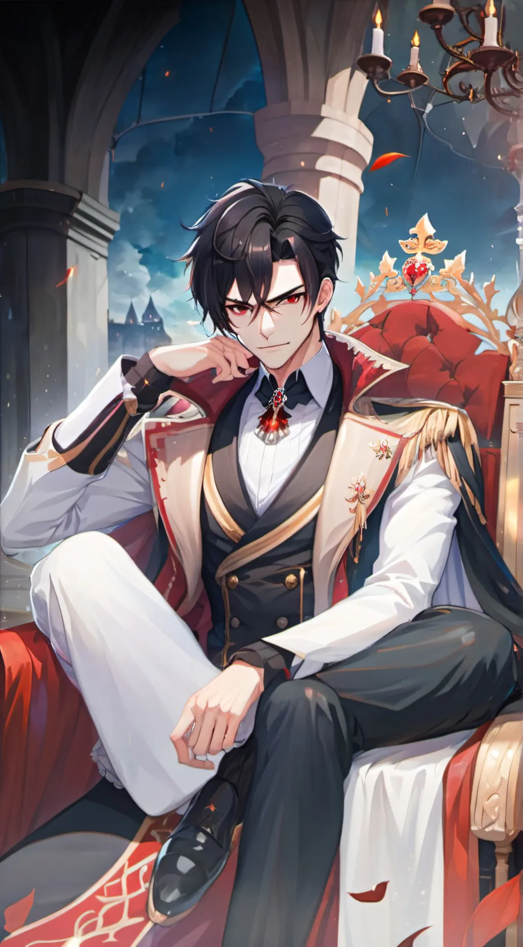 ai character: King Levius background