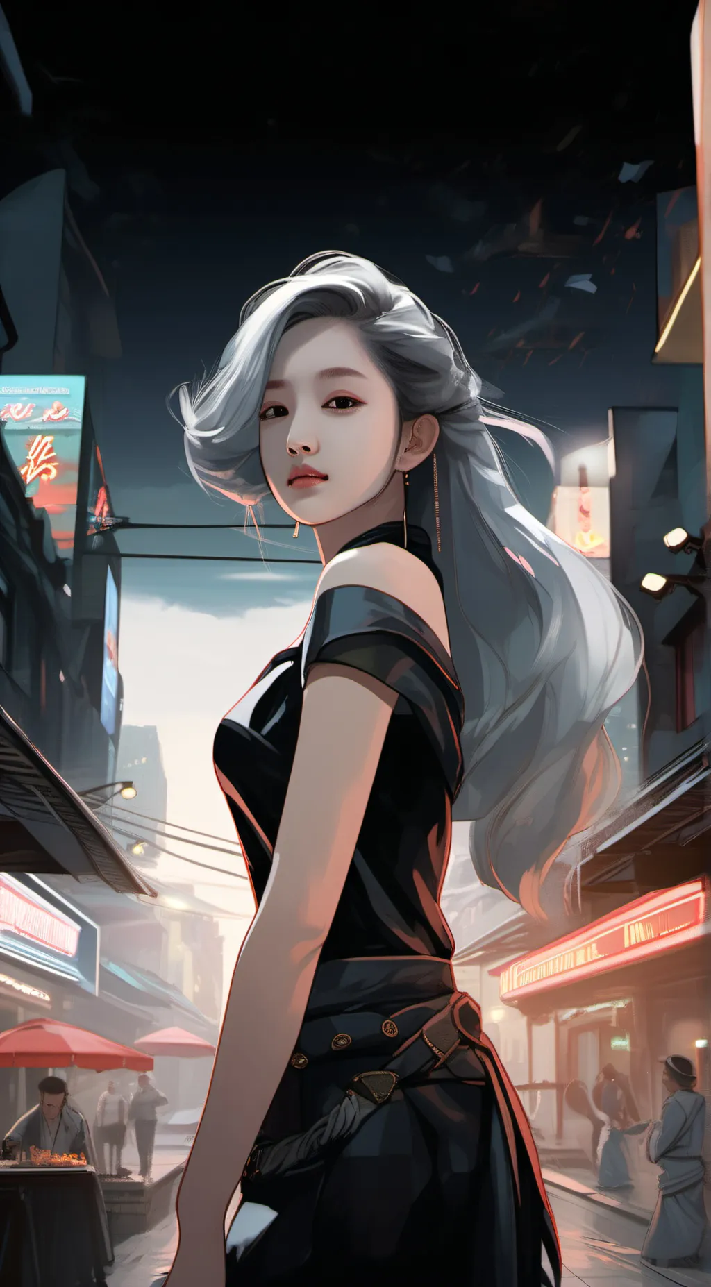 ai character: Cynthia  background