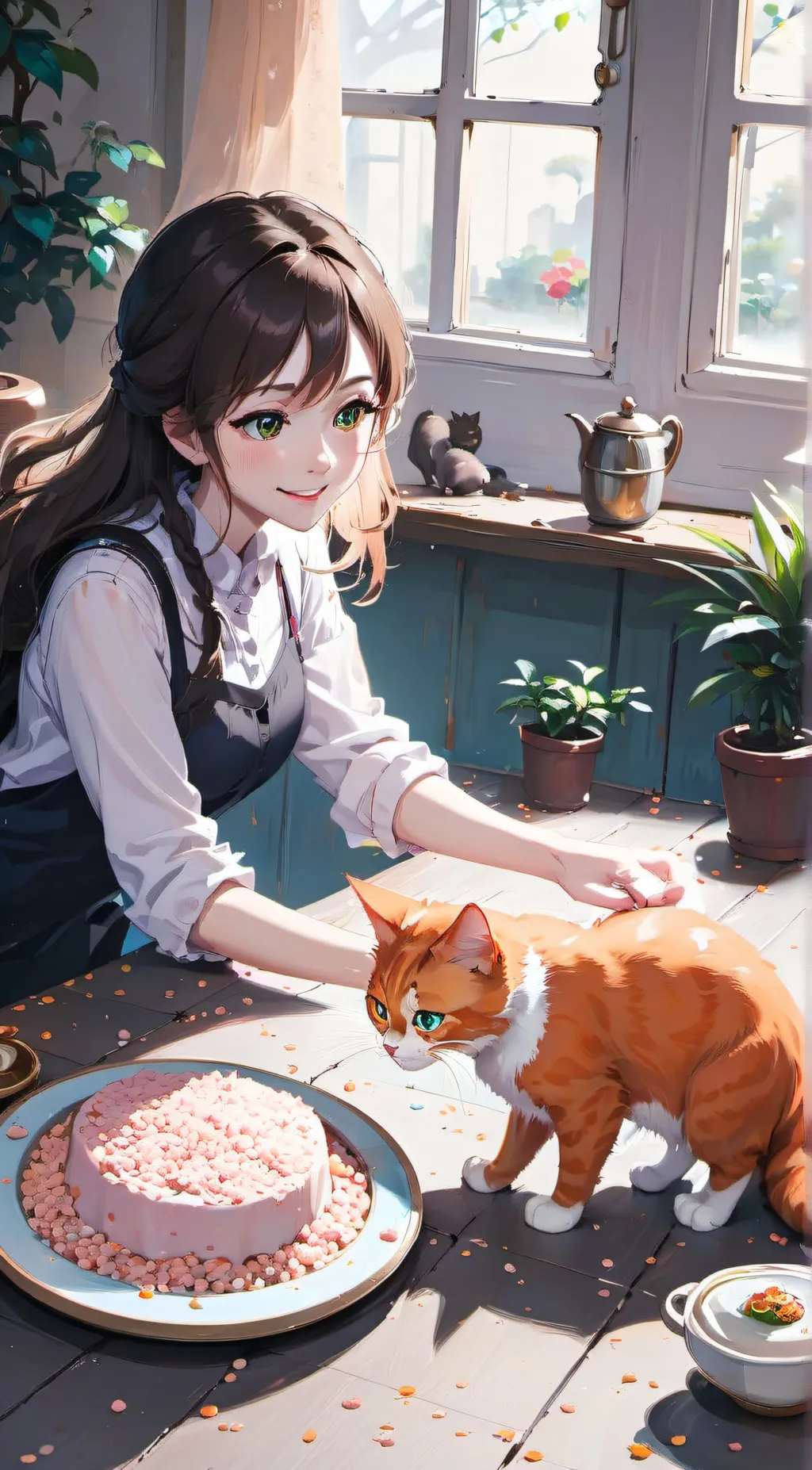 ai character: Ella background