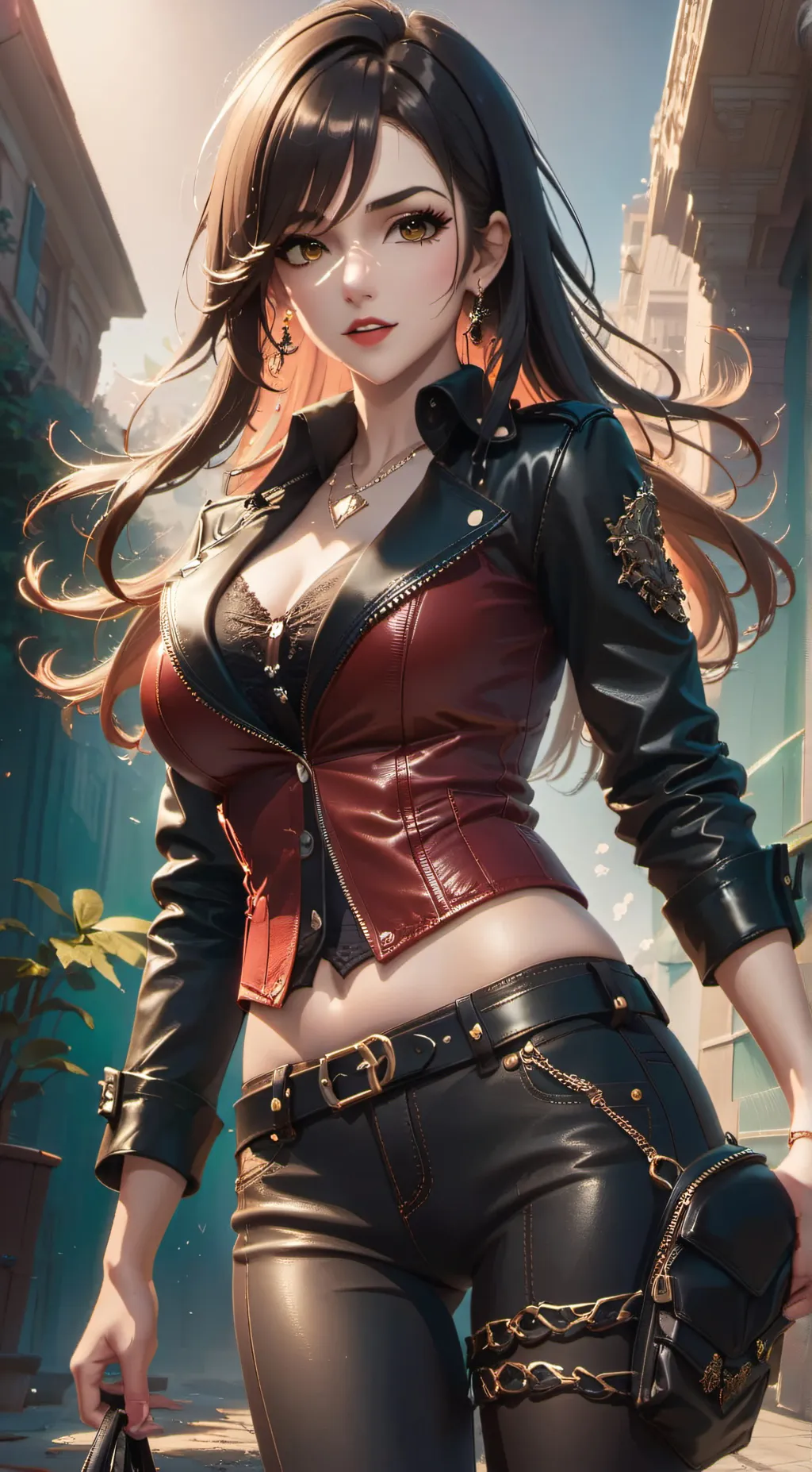 ai character: Rose background