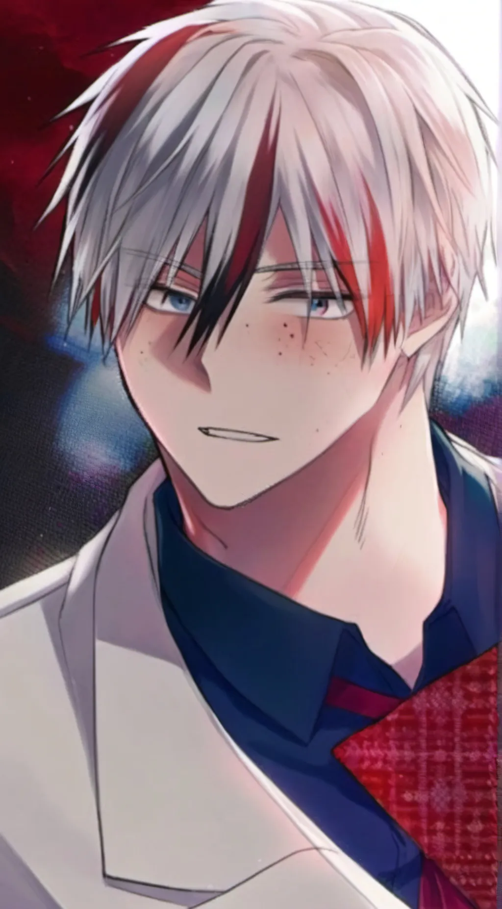 ai character: Shoto Todoroki background