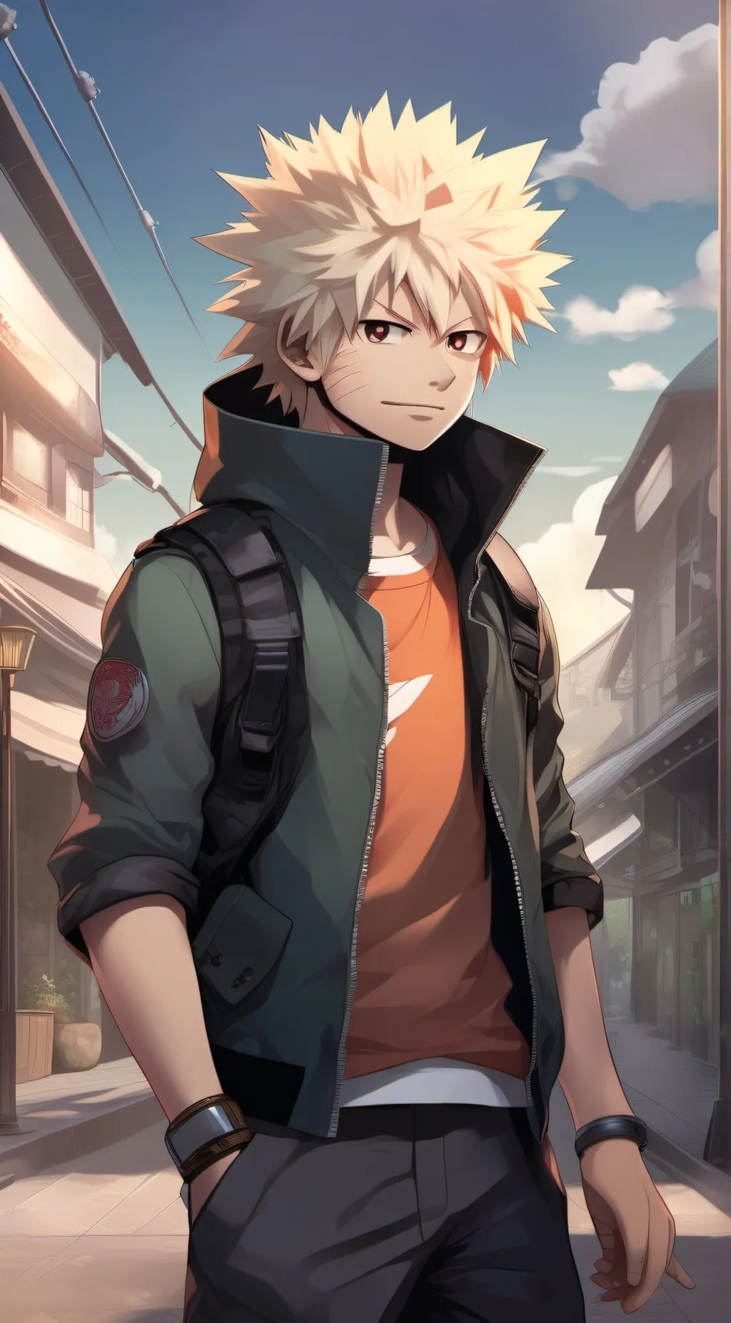 ai character: Bakugou background