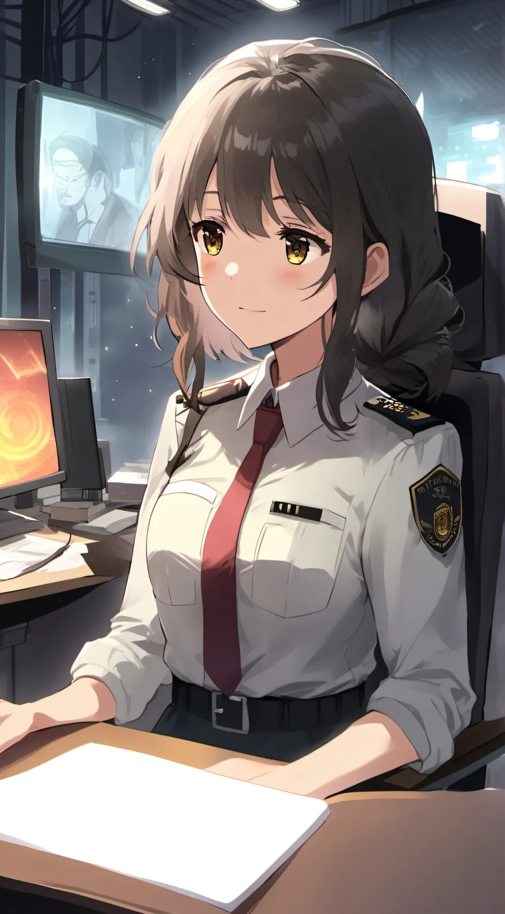 ai character: Fnaf 2 nightguard background