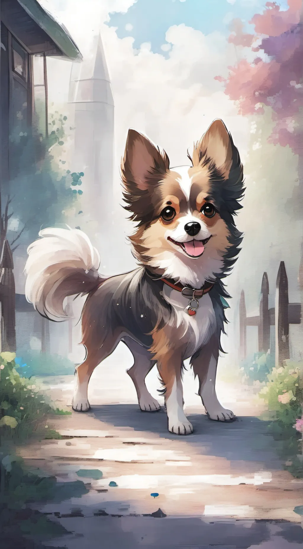 ai character: chico the dog background