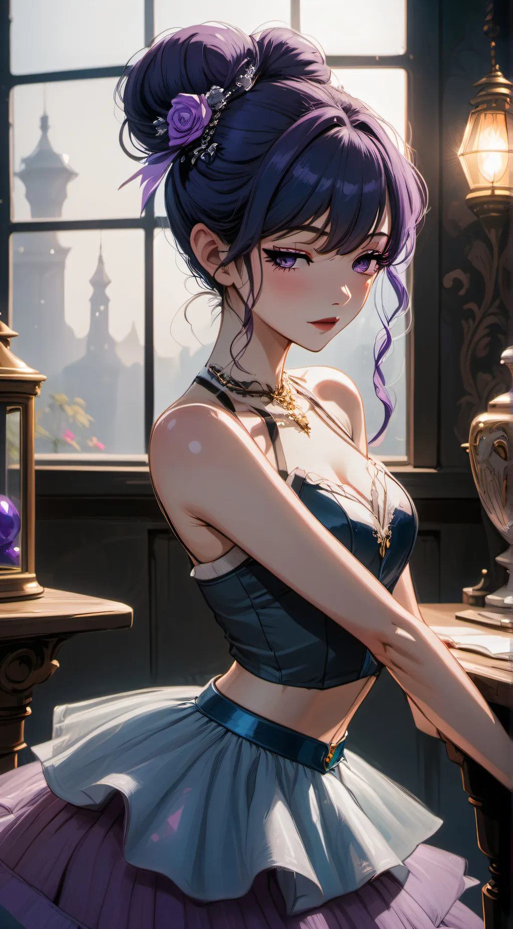 ai character: Ballora background