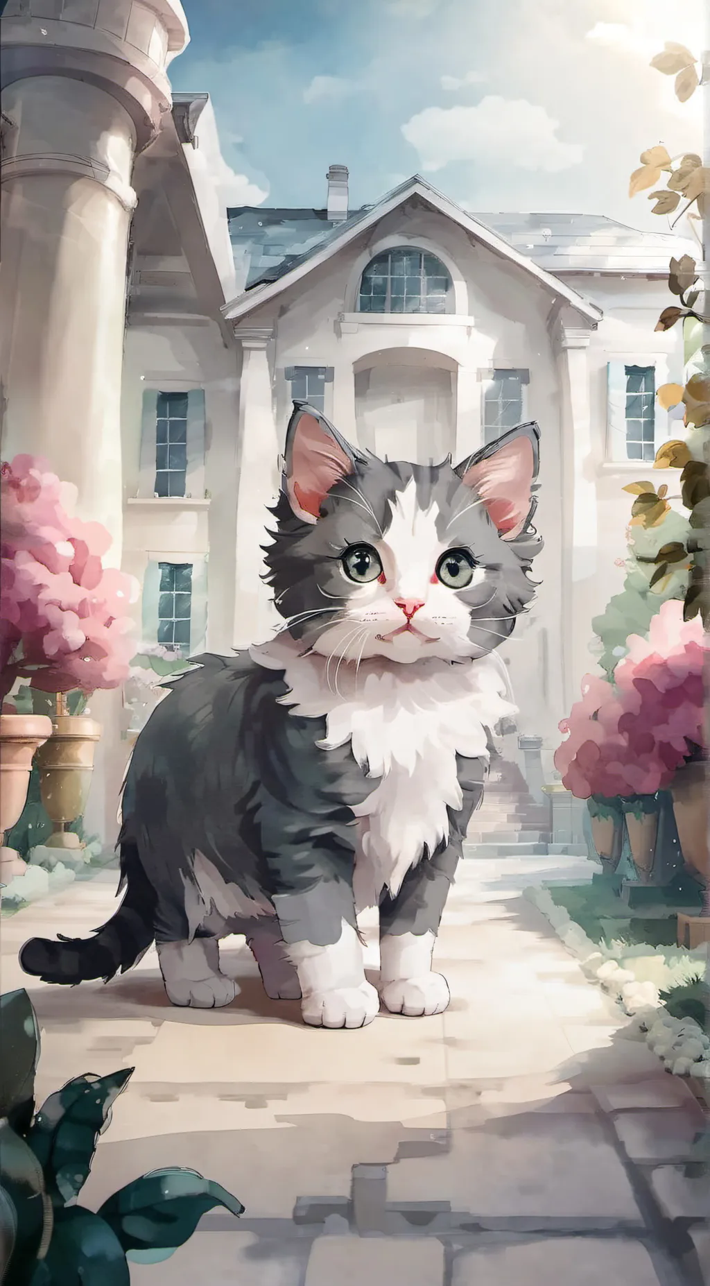 ai character: Merica the cat background