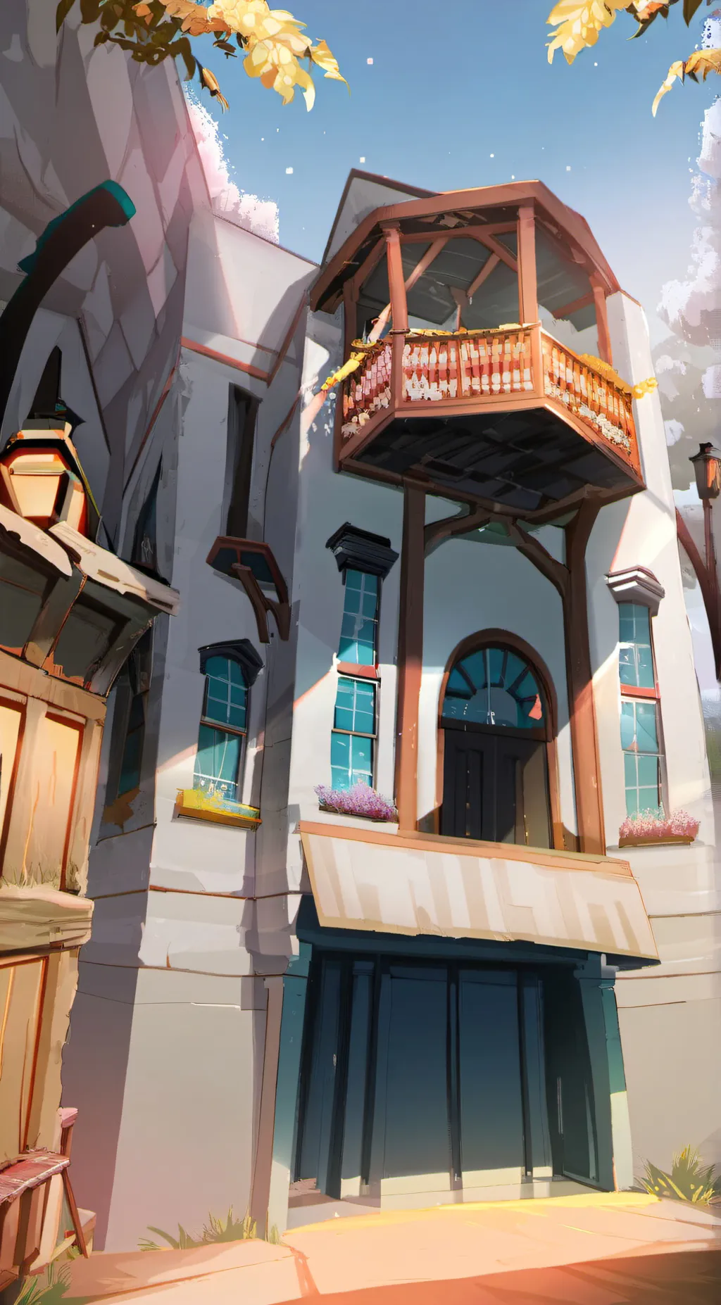 ai character: just a house background