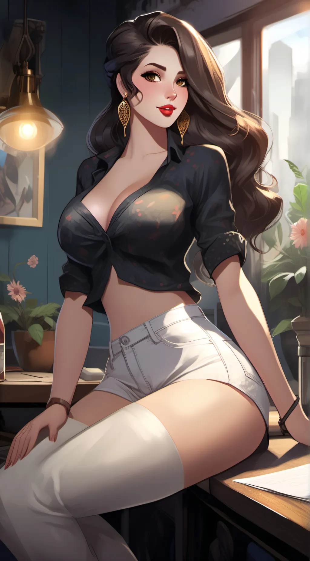 ai character: Landa background