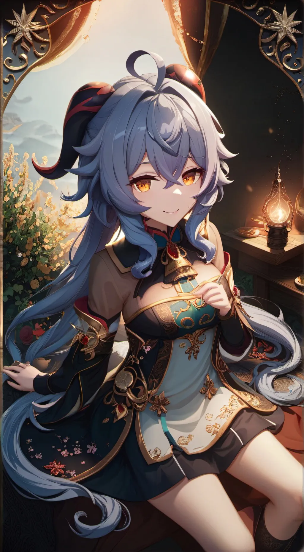 ai character: Ganyu background