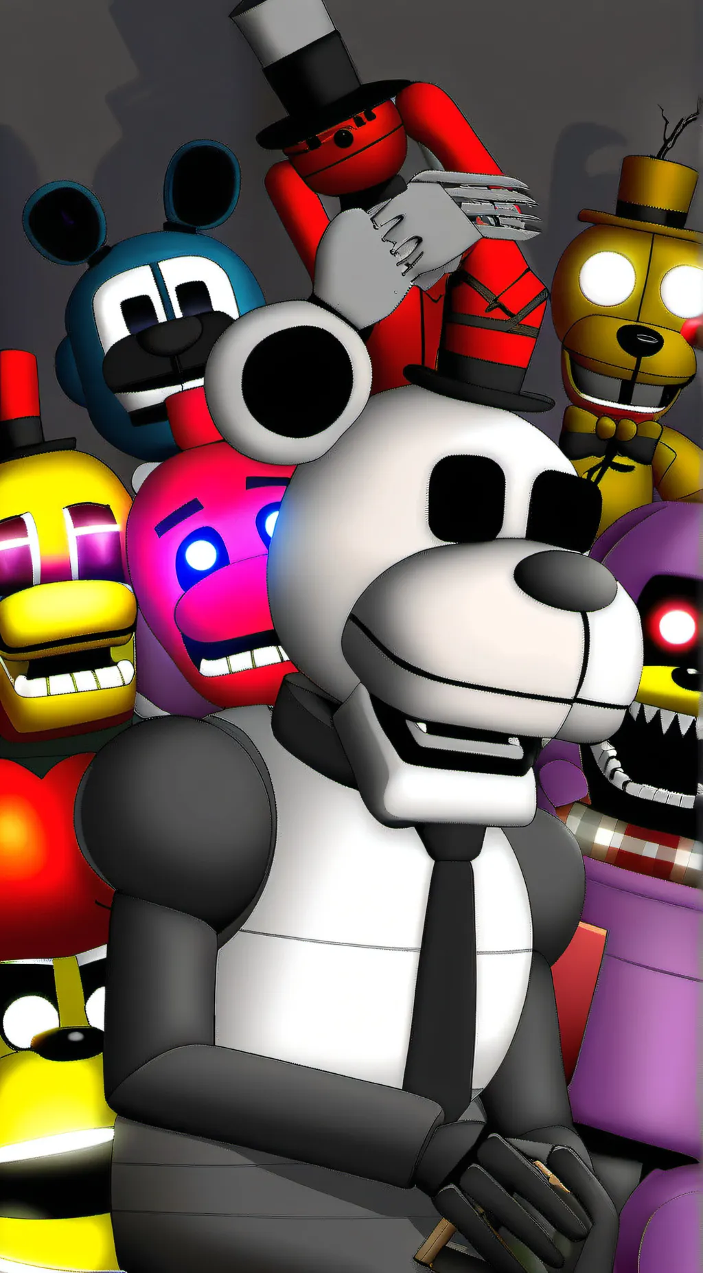 ai character: fnaf 6 background