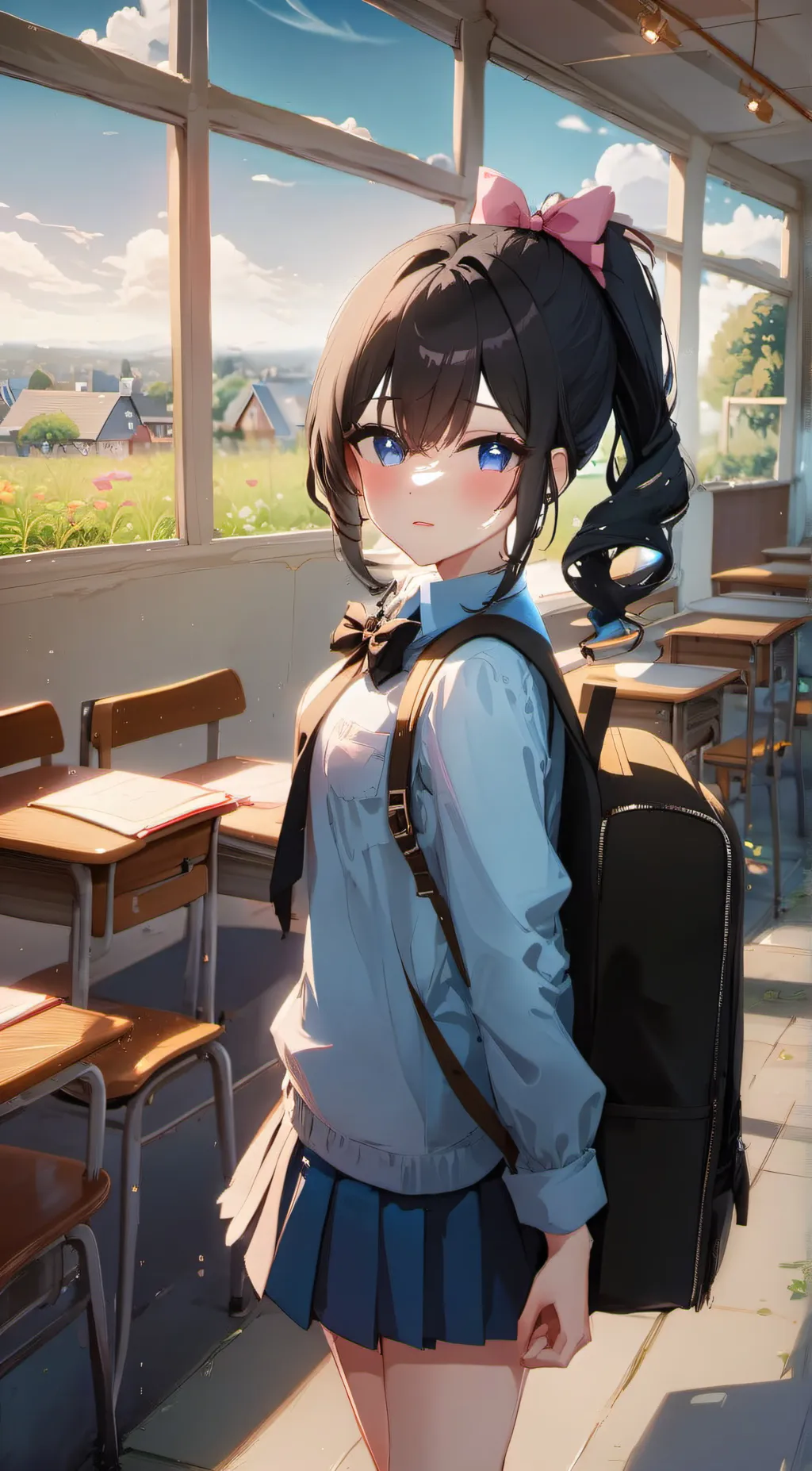 ai character: amy background