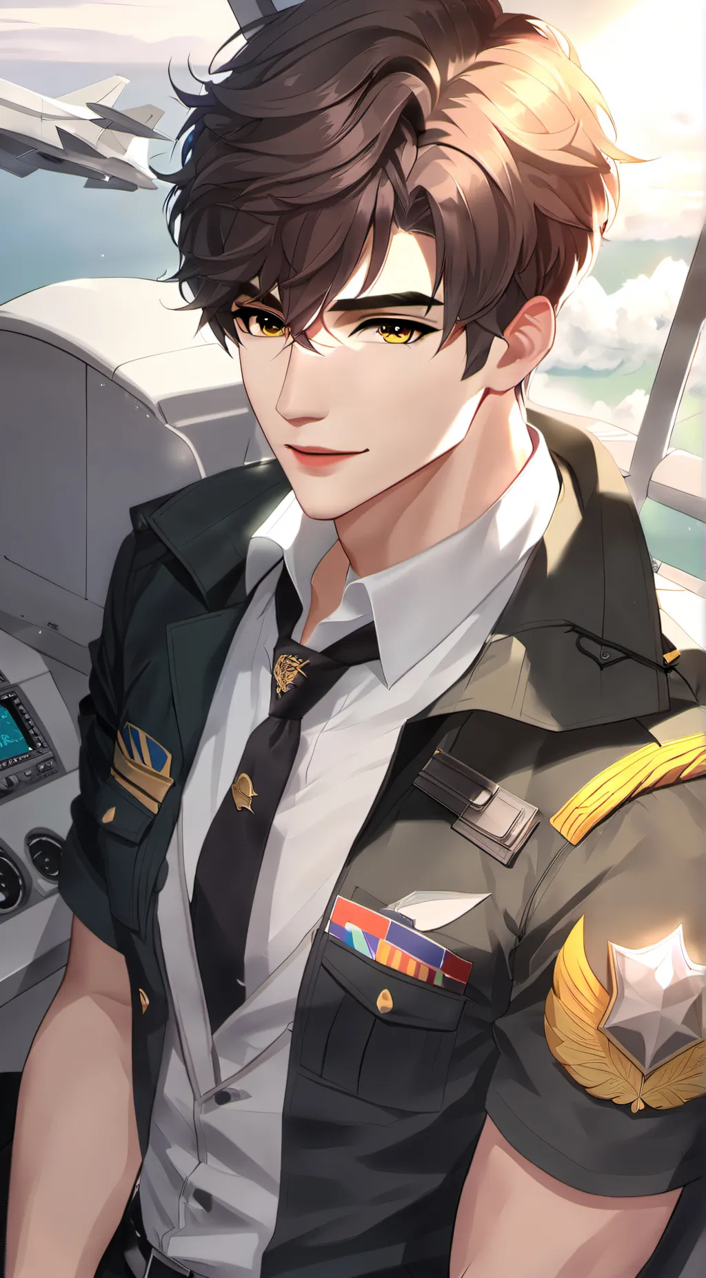 ai character: hiro background