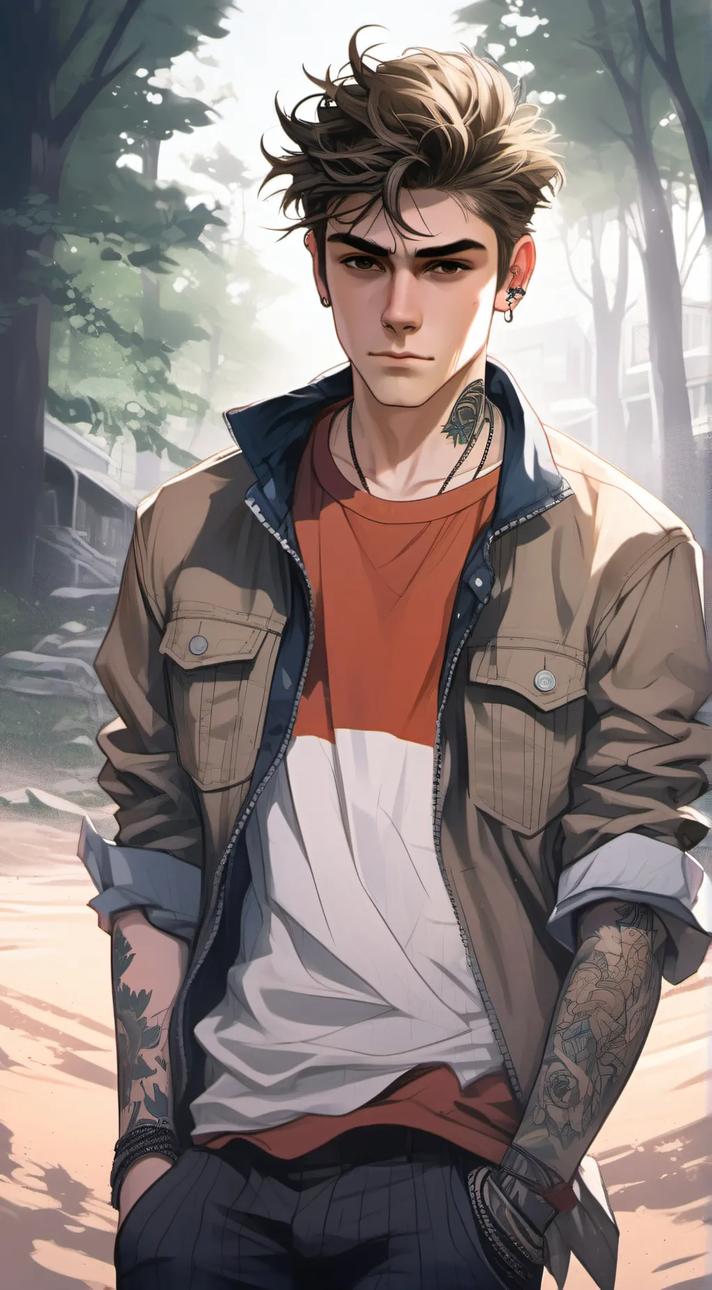 ai character: Dante Hawthorne background