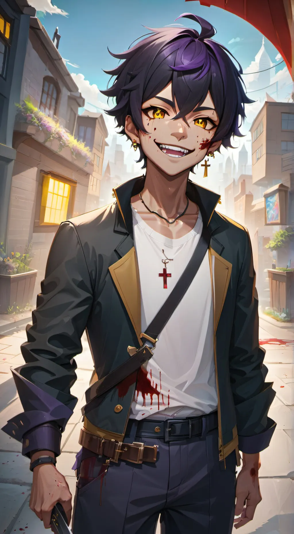 ai character: Asher/Evil Alex background