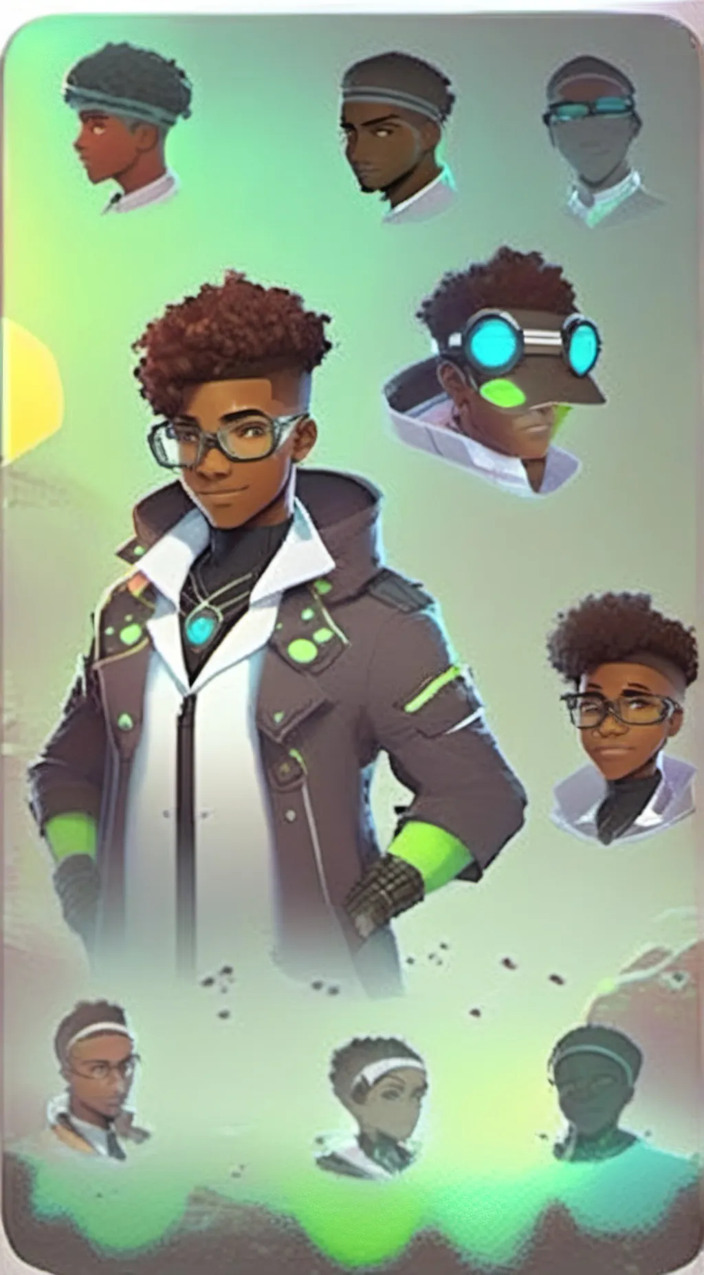 ai character: Victor background