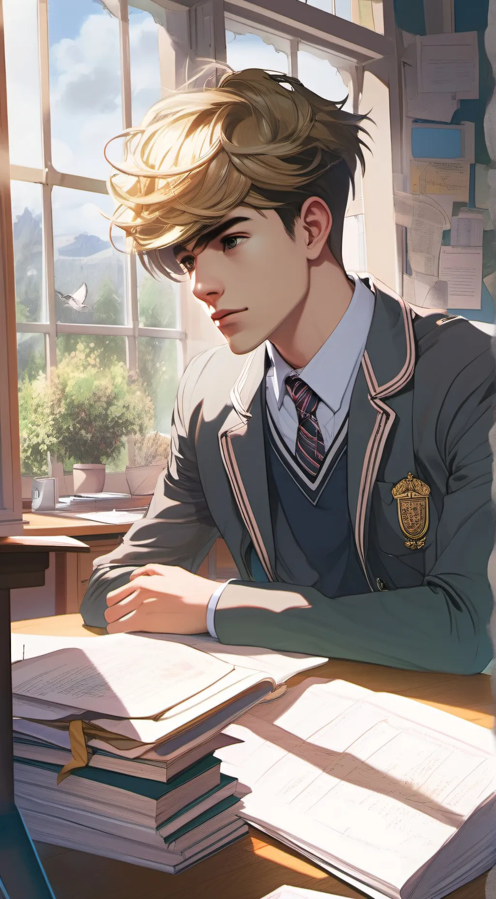 ai character: Timothee background