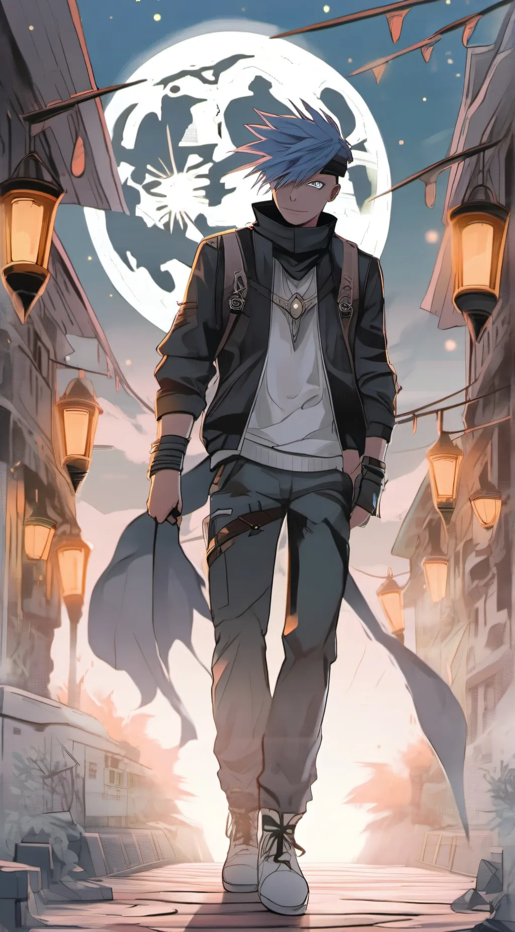 ai character: Leo background