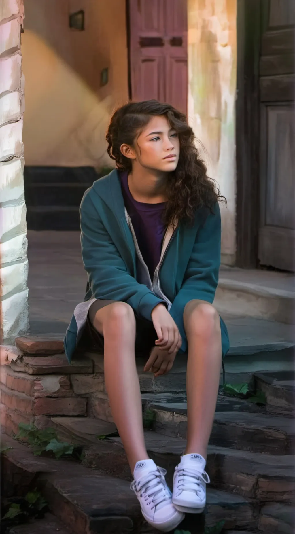 ai character: Ella background